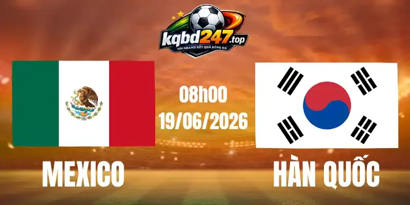 Kèo Nhà Cái Mexico Vs Hàn Quốc - Bảng A World Cup 08h00 19/06/2026 1 Kèo Nhà Cái Mexico Vs Hàn Quốc - Bảng A World Cup 08h00 19/06/2026