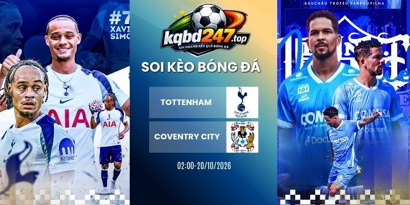 Kèo nhà cái Tottenham vs Coventry City - NHA, 20/10/2026