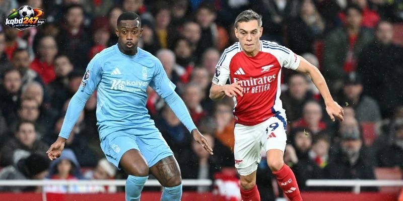 Phong độ sức mạnh Nottingham Forest và Arsenal.