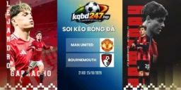 keo nha cai man united vs bournemouth nha 25 10 2026