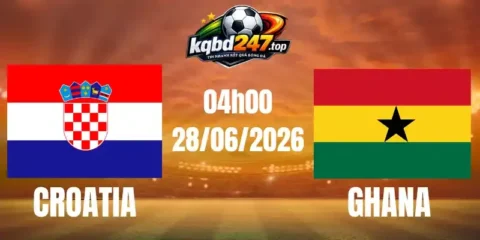 Kèo Nhà Cái Croatia Vs Ghana - Bảng L World Cup 04h00 28/06/2026