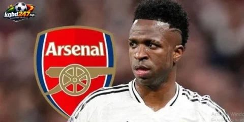 Arsenal sẵn sàng chi trả mức lương khủng để chiêu mộ Vinicius
