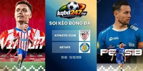 Kèo nhà cái Athletic Club vs Getafe, La Liga - 25/10/2026